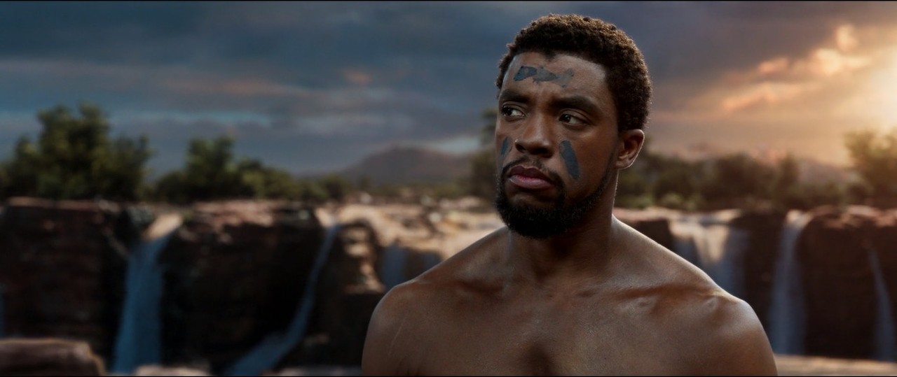 Medium close-up in Black Panther